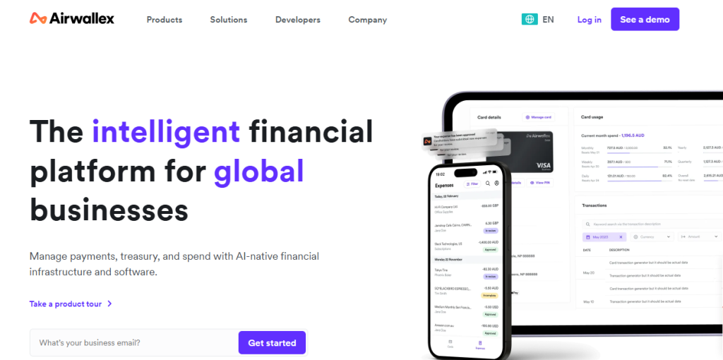 Airwallex - Best for Digital Nomad Businesses