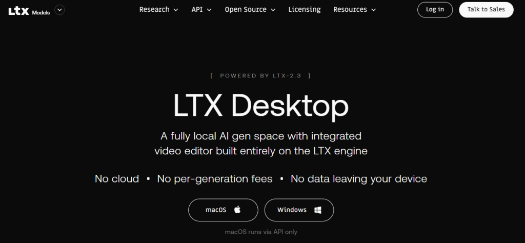 LTX Desktop - offline video editing tool