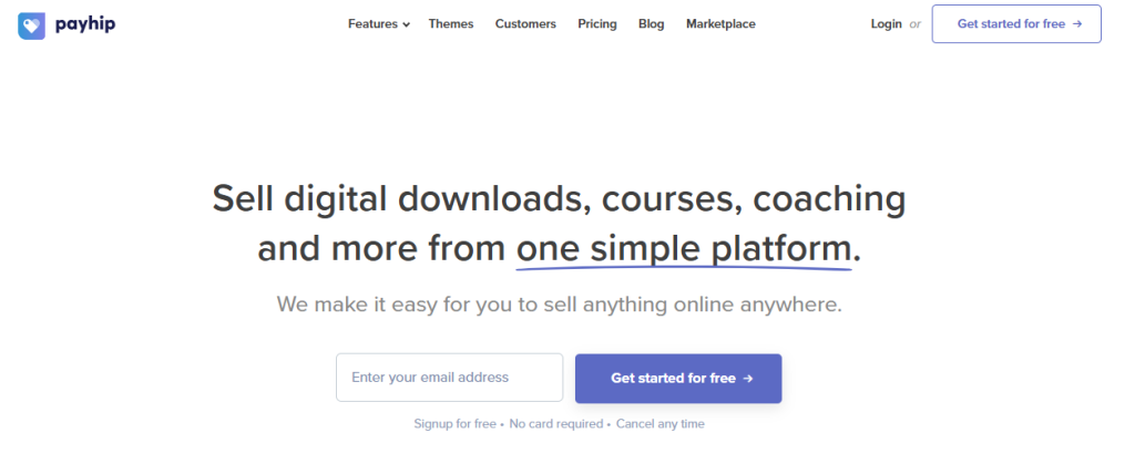Payhip - creator-focused ecommerce platform