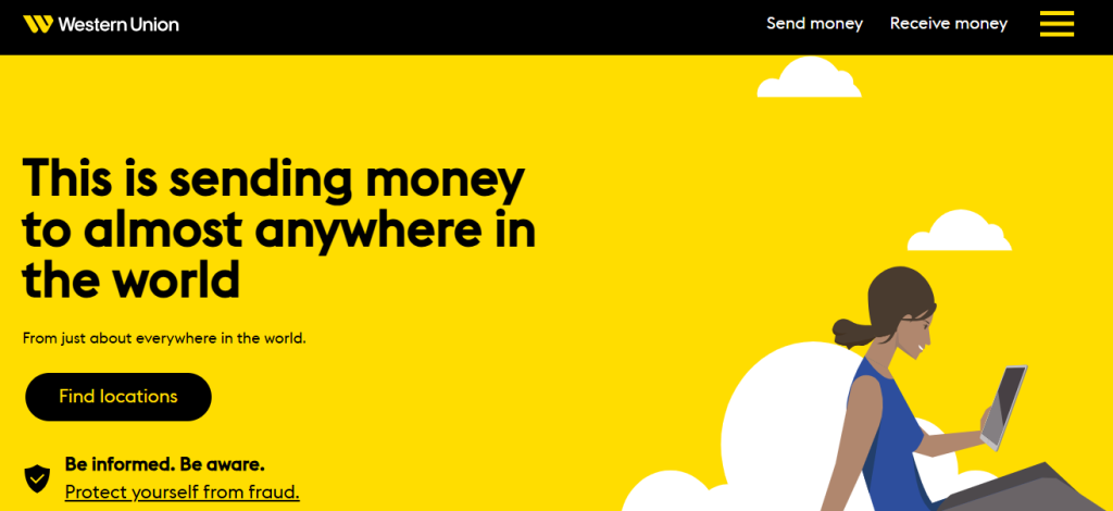 Western Union - Best for Global Reach