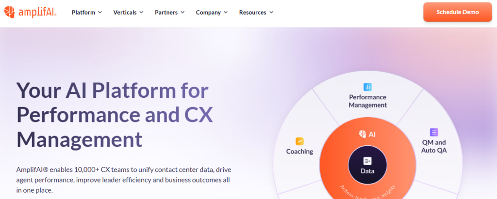AmplifAI - AI Contact Center Platform