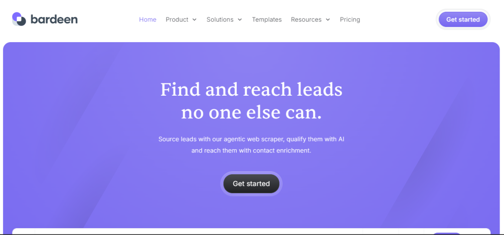 Bardeen - browser-based AI workflow automation tool
