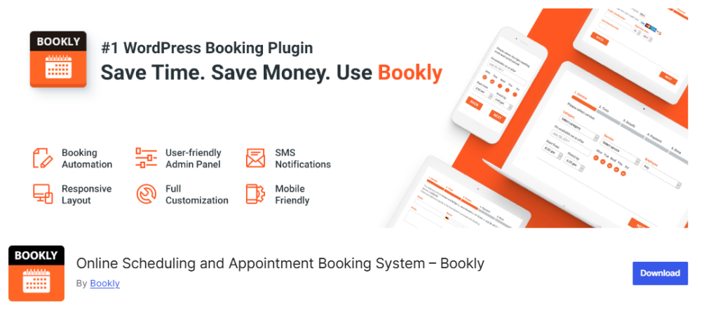 Bookly - Leading WordPress Plugin for Appointments and Event Booking