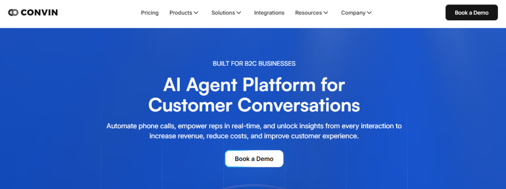 Convin - An AI Agent Platform for Customer Conversations