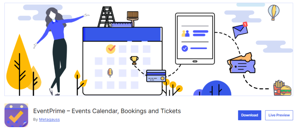 EventPrime – Events Calendar, Bookings and Tickets