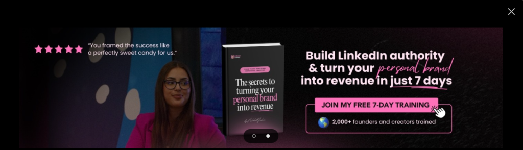Signal of Executive LinkedIn Profile banner