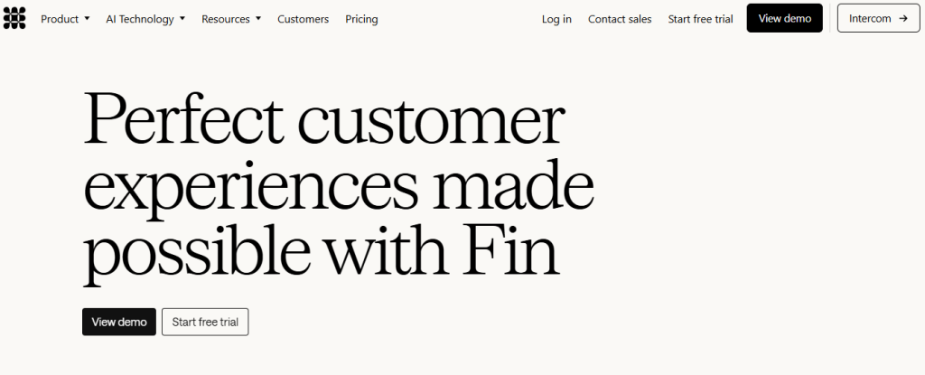 Fin - The highest performing Customer Agent