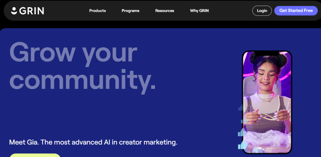 GRIN - Creator management platform