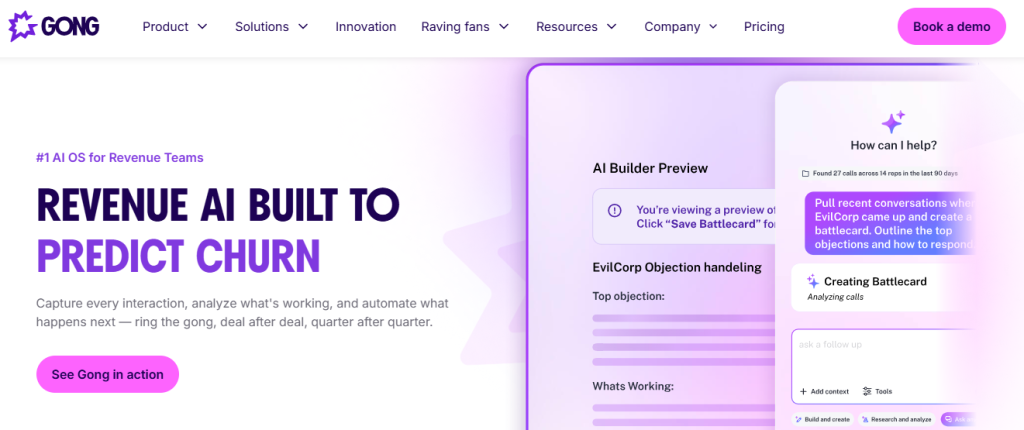 Gong - Revenue AI OS