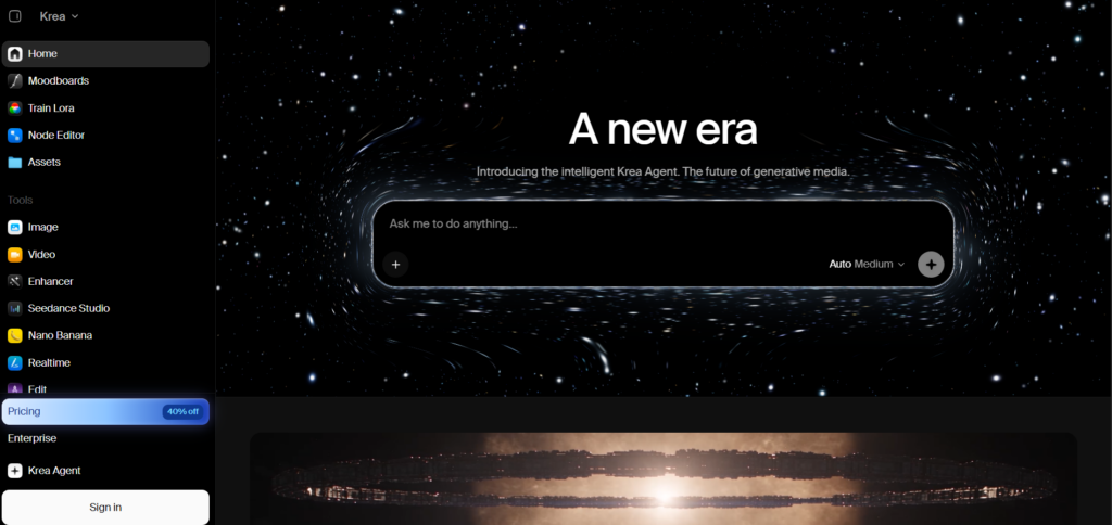 Krea - Best AI agent tool