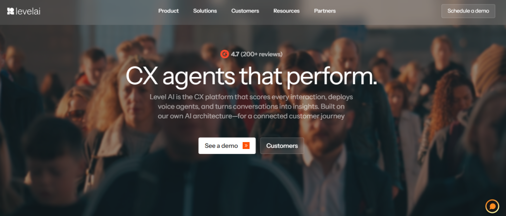 Level AI - AI + human intelligence customer contact platform