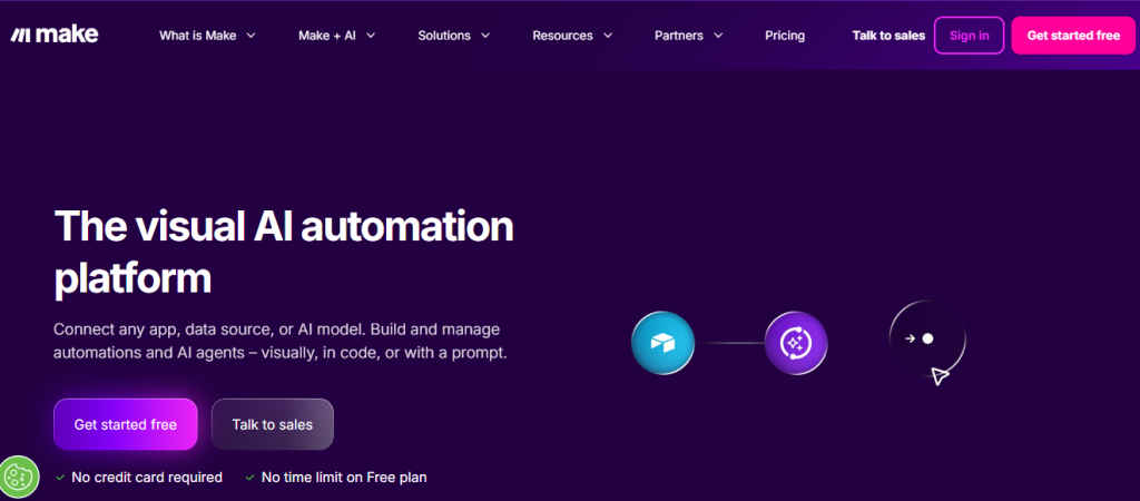 Make - Best AI workflow automation tool