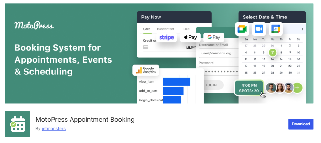 MotoPress - lightweight plugins for quick and smooth appointments
