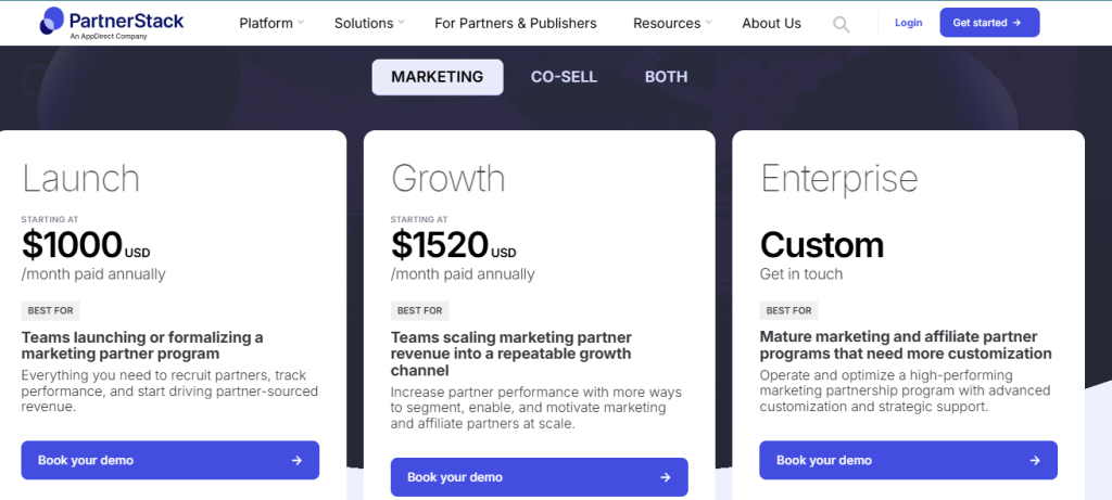 PartnerStack Pricing