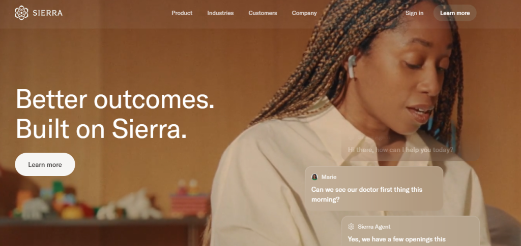 Sierra - human customer experiences with AI