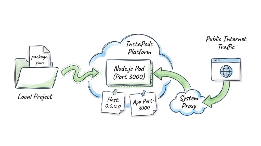 Step-by-Step Node.js Deployment on Instapods
