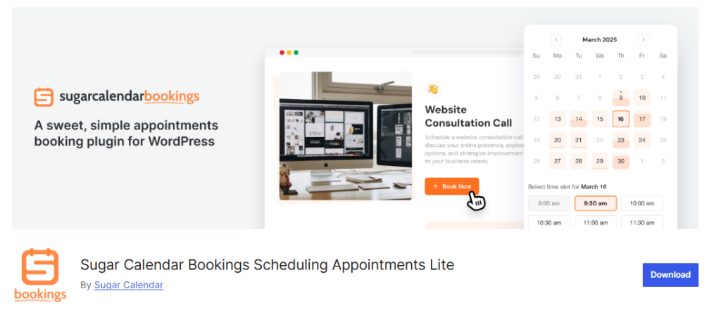 Sugar Calendar Bookings - appointments Automateter