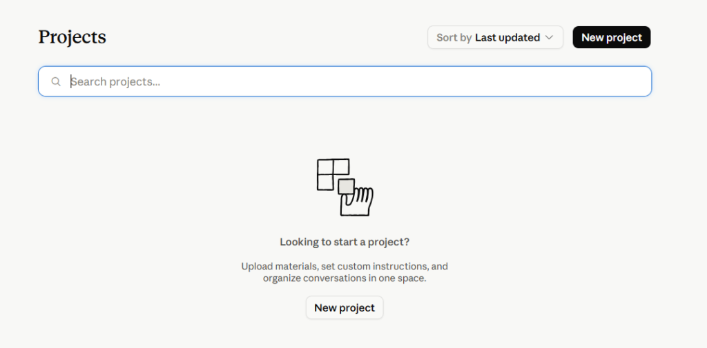 Upload skill in single project
