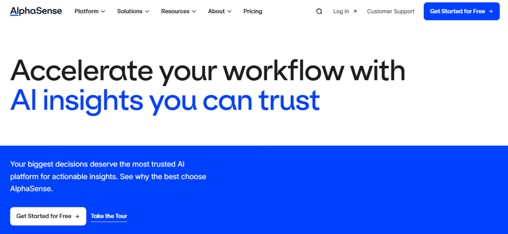AlphaSense - Market Intelligence and Search Platform