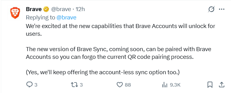 Brave Compares to Firefox Relay and Apple Hide My Email