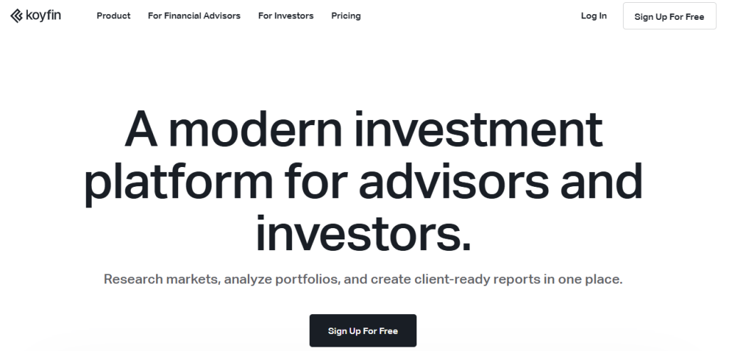 Koyfin - Comprehensive financial data analysis