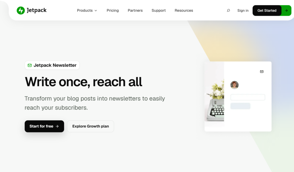 The #1 Newsletter Plugin for WordPress - Jetpack