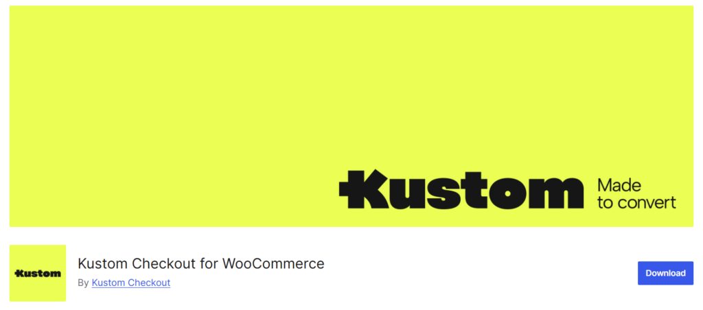 Kustom Checkout for WooCommerce