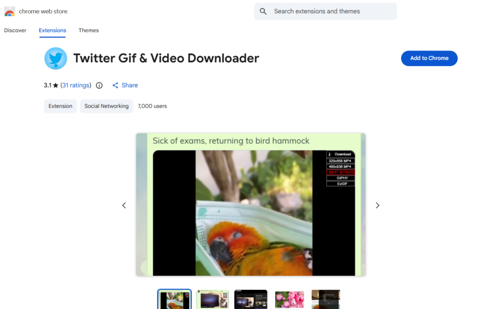 Twitter Video - GIF Downloader